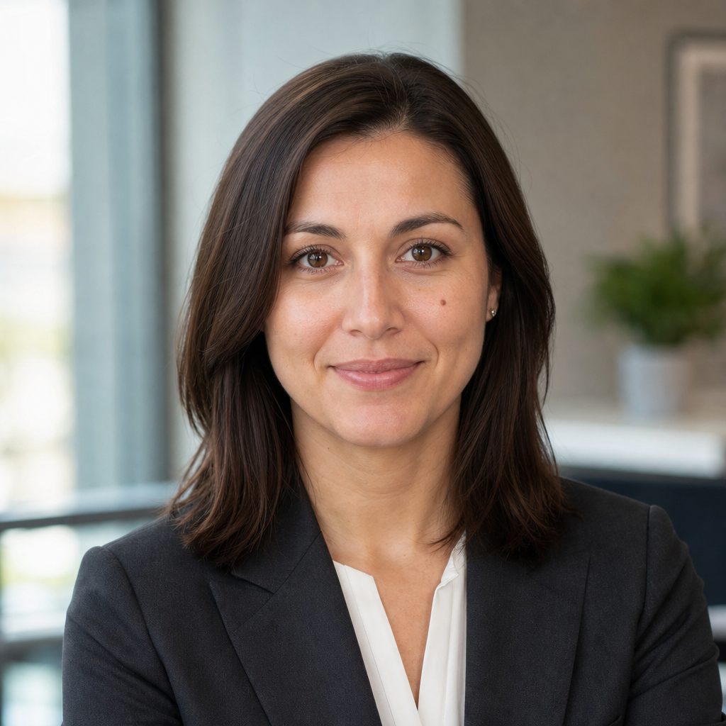 A similar headshot of a woman who is nearly but not the same person